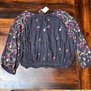 Free People Floral Blouse